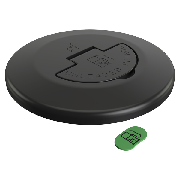 Roca låg til dækspåfyldning benzin sort