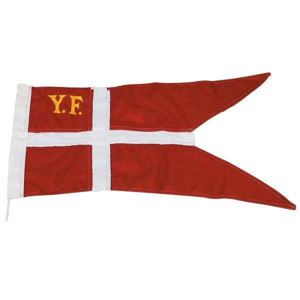 1852 yacht flag 34 x 65cm sewn & with Ø3mm 25cm cord