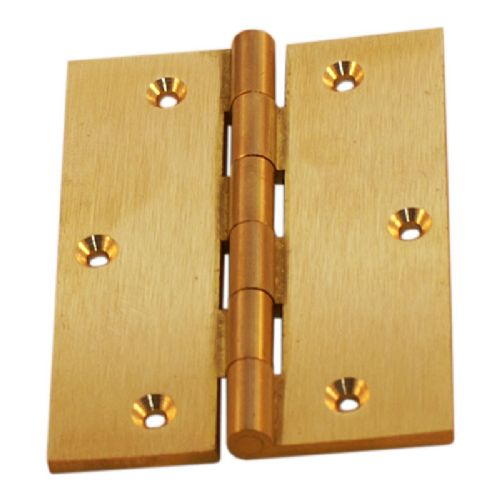 Edge hinge brass 80 x 80 mm