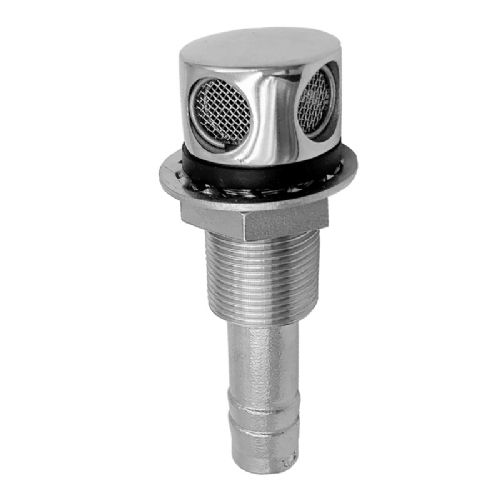 Tankudluftning rustfri AISI 316  Ø:19 mm  Slange 12 mm