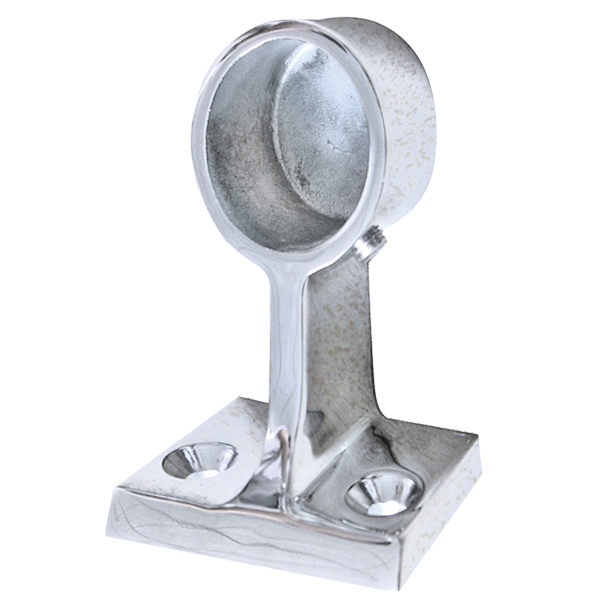 Forward-facing end piece railing Ø22