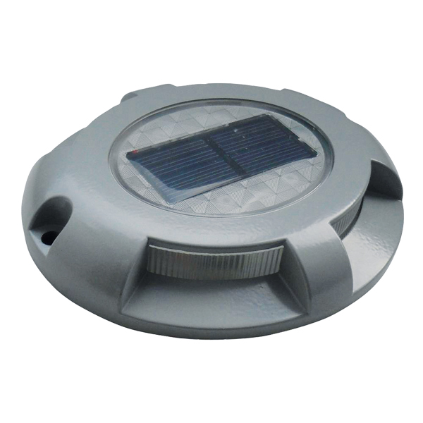 Dock Edge bridge light LED with solar cell, white light H-2cm Ø12.7cm