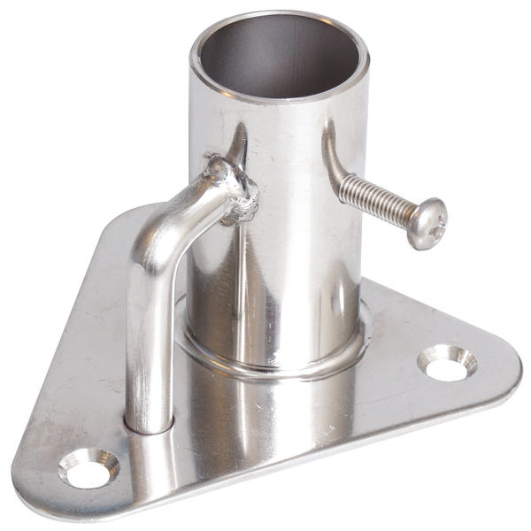 Scepter base triangular 90° Ø25.4mm Base 85 x 85mm