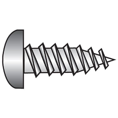 Blechschraube Linsenkopf 4,8 x 25 DIN 7981 A4 PZD Beutel à 10 Stück