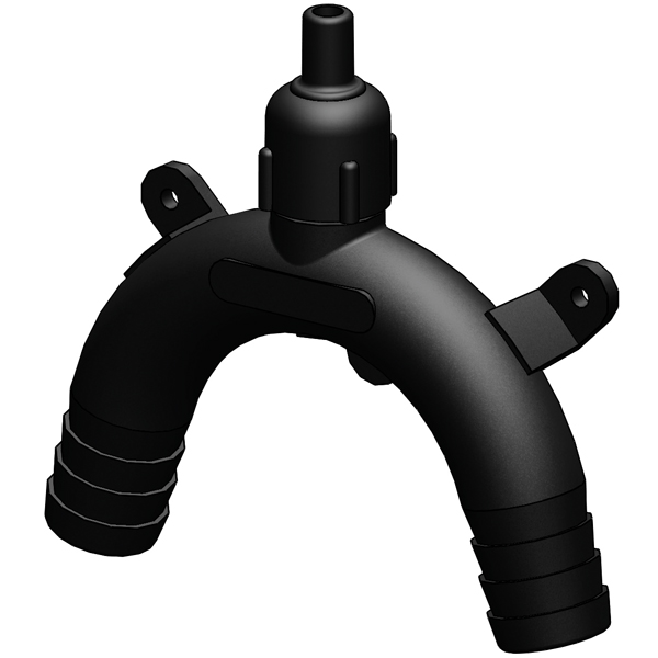Trudesign Anti siphon 19mm black