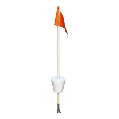 Flaggenboje mit Gegengewicht, Länge 1,25 m.