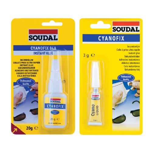 Soudal Cyanofix 84a Secondhand glue 3g - Liquid