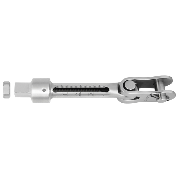 Ronstan Spannschlosskörper mit Skala und Knebel 5/16" Gewinde