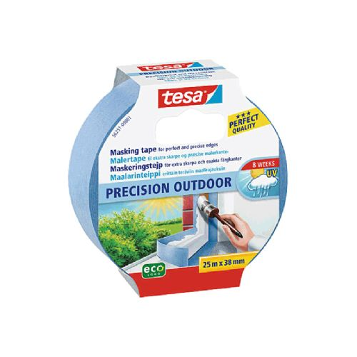 Blue Masking tape Precision Outdoor 38 mm x 25 m. Tesa