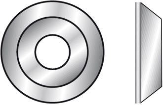Decorative disc m3 a4 DIN 9255-4 10 pcs