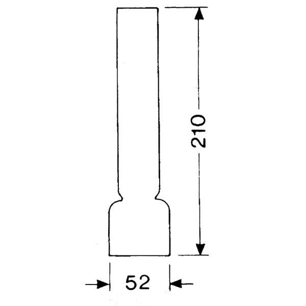 DHR Lamp Glass 14 x 210mm