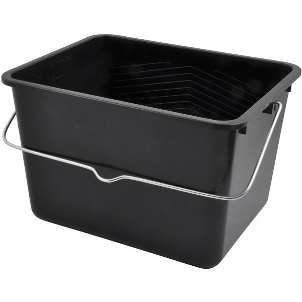 Paint bucket with handle, nimba 8l black