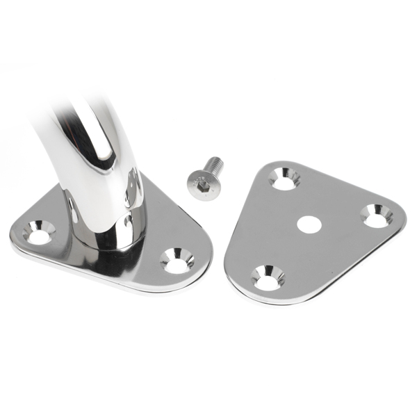Roca triangular disc with screws for grab handle