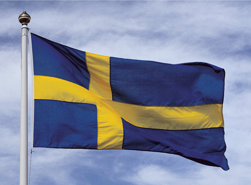 Adela Schwedische Flagge 200Cm
