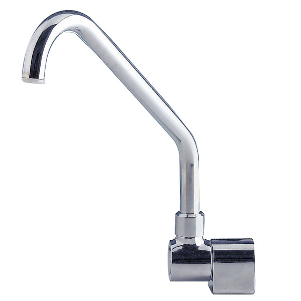 Single tap chrome plated for foot pump BR0100