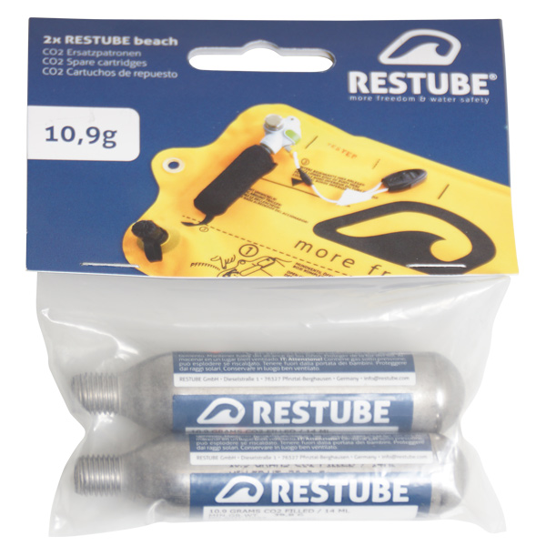 Restube-Kartusche 2 Stück 10,9 g für den Strand