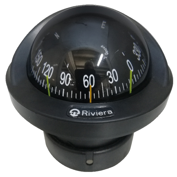 Riviera Kompass ARTICA BA1 SLIM, 70mm, Basis schwarz