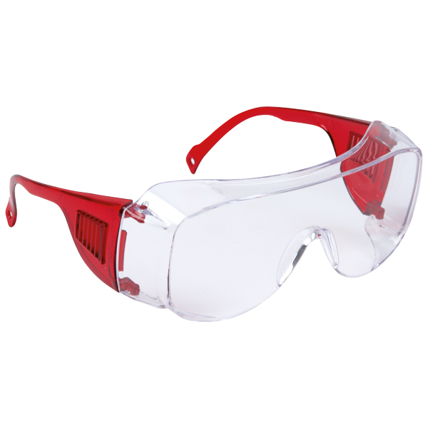 Safety glasses with side protection