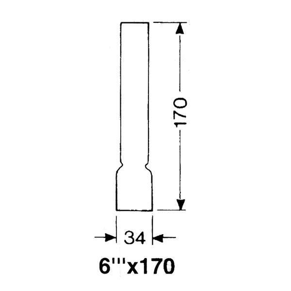 DHR Lamp Glass 6 x 170mm