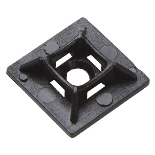 Streifenunterlage schwarz mit Kleber 27 x 27 mm Beutel à 100 Stück