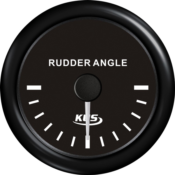 Kus Ruderanzeiger, schwarz 0-190ohm, 12/24v