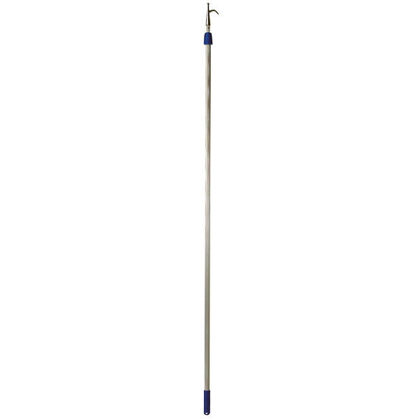 Bådshage teleskop fast krog eloxeret alu. 200-380cm