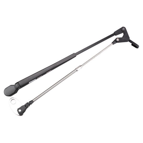 Parallelwischerarm schwarz Edelstahl, 304-457mm