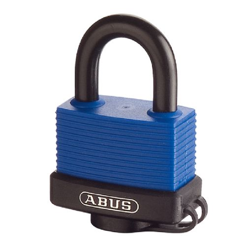 ABUS 70IB Aqua Safe 63 mm m/lang bøjle i hærdet stål og coated krop