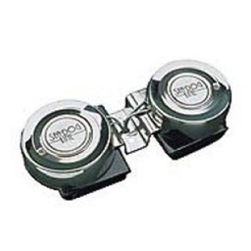 Horn stainless compact double 110 dB / 440-500 Hz 102 x 222 mm