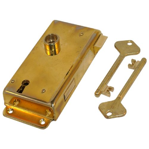 Kastenschloss Mess Slant Latch H/U f/Schlüssel