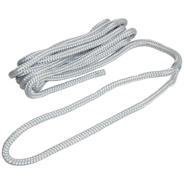 Robline mooring rope braided, Grey 12mm x 6m