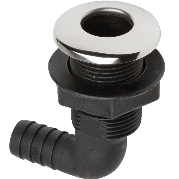 Durchführung mit HF-Kappe 90gr, 1" 19mm