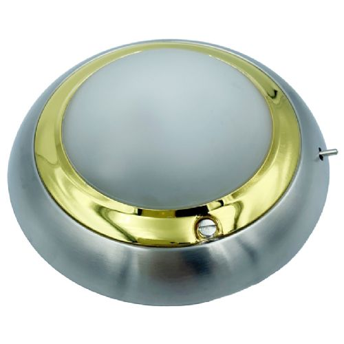 Deckenleuchte mit Goldring Halogen