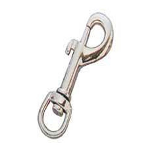 Karabiner mit Wirbel 5025 vernickelt 16 mm