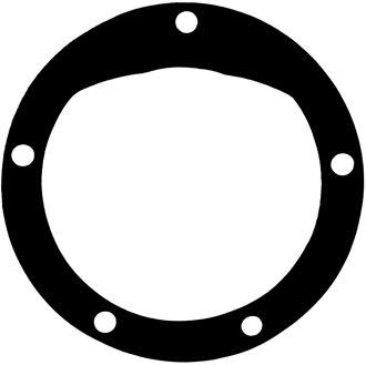 Gasket for impeller pump 5 holes.2362