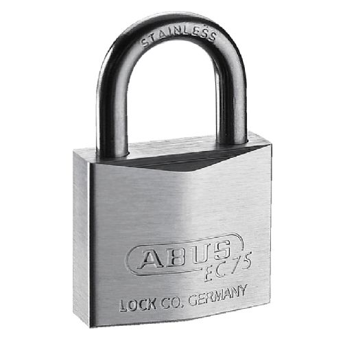 Abus 75IB - 50 mm rustfri bøjle og forkromet krop