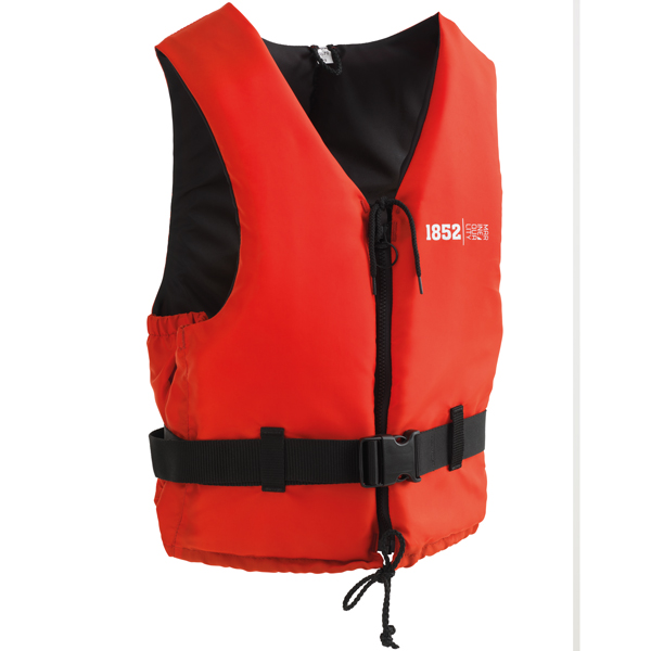 1852 life jacket iso 50n active red/black 70-90 kg