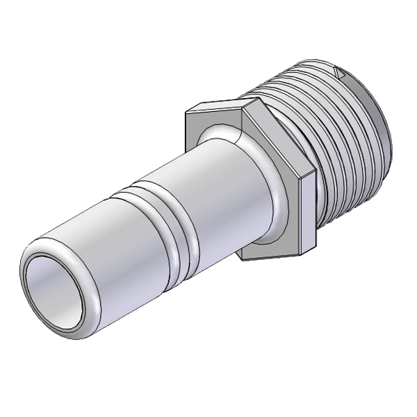 Whale Adapter 1/2" AG - 15mm Schlauchanschluss, 2 Stk.