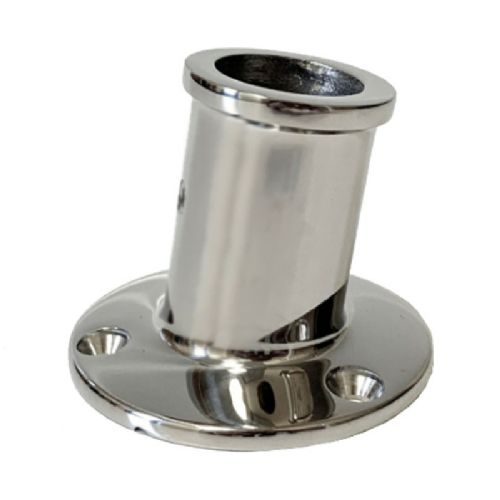 Fahnenmasthalter Messing verchromt Ø:19 mm*