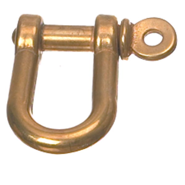 Brass d-shackle 8mm