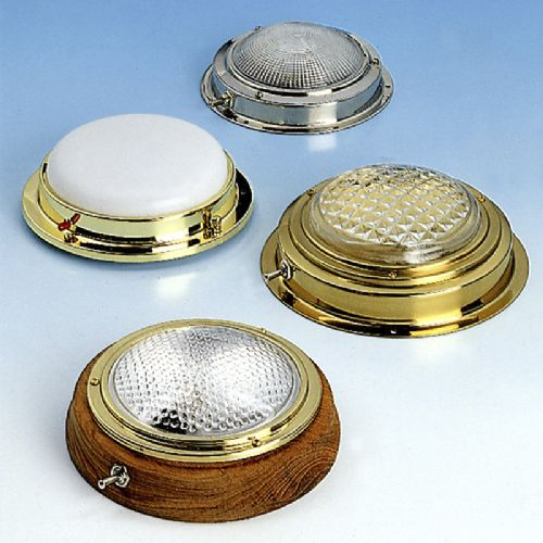 Deckenleuchte Messing LED mit An/Aus-Knopf Ø:140 mm