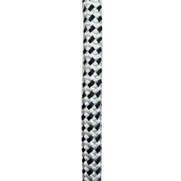 1852 Festmacherleine doppelt geflochten 18mm 15m weiß/schwarz