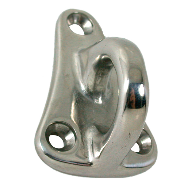 Fenderhaken mit Öse, schwere Ausführung, Edelstahl