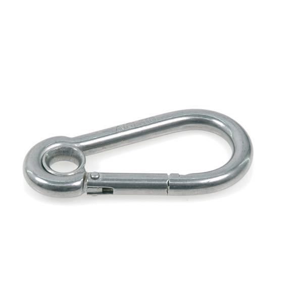 1852 Carabiner RF steel with eye 6x60mm