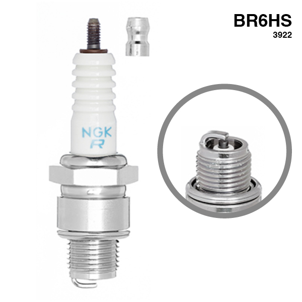 NGK spark plug br6hs - 3922