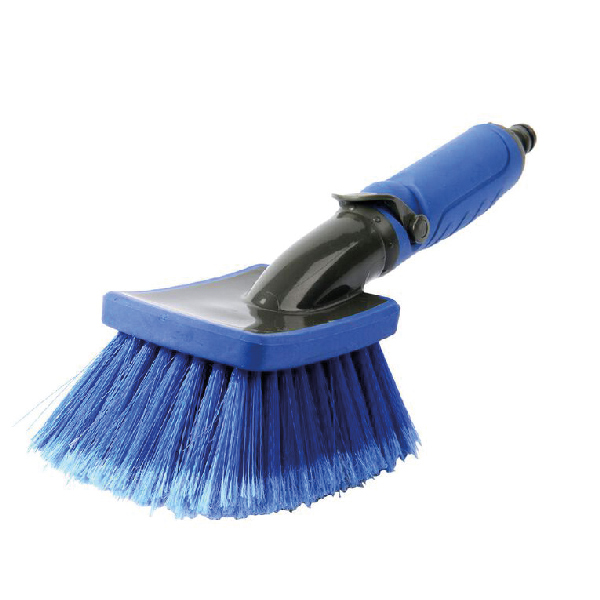 1852 wash brush 8x12cm with water flow, short on/off handle