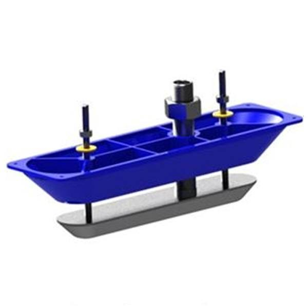 Durchführungstransducer RF Stahl Structurescan HD, schwarz 9-p