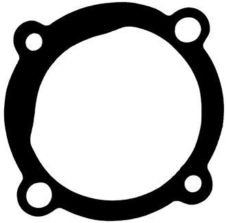 Gasket for impeller pump 4 holes.2365