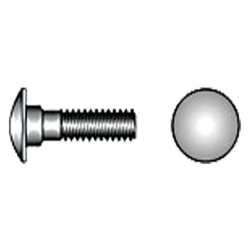 Flachkopfschraube M8 x 50 DIN 603 A4 Beutel à 100 Stück.