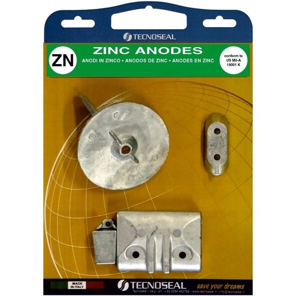 Zinc anode kit for yamaha 40-50hp